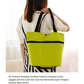 2-in-1 Shopping Bag Foldable Green Bag