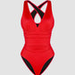 🔥Last Day Special Price £16.99!!💥-👙Smart Sculpt Plunge Swimsuit Flatter Your Figure