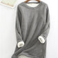 ❄Get ready for the cold season❄Women‘s NEW Casual Cotton Round Neck Solid Sweatshirt (S-5XL)🙋‍♀️