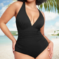 🔥Last Day Special Price £16.99!!💥-👙Smart Sculpt Plunge Swimsuit Flatter Your Figure