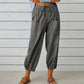 2025 New Women's Summer Cotton Linen Trousers Nine Minute Trousers