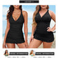 🩱2025 New Type 50% OFF👙Deep V Cross-Back Ruched One-Piece Swimsuit