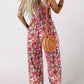 🏖️Summer Hot Sale 50% OFF🌼🎨Women’s Casual Print Sleeveless Overalls Jumpsuits