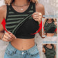 💖LAST DAY SPECIAL PRICE: ￡12.99!!💖Ribbed Stretchy Tank Top with Shelf Bra