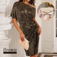 💃👠Hot Sale 50% OFF🖤Sparkly One-Shoulder Ruched Dress✨