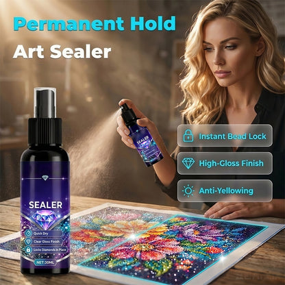 💎✨  art sealer – locks beads, glossy finish, dries fast & lasts.