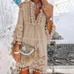 🏖️Summer Hot Sale 50% OFF🏝️Women's Cotton Linen Embroidered Dress | Breathable Loose-Fit Summer Midi Dress with UV Protection (S-5XL)