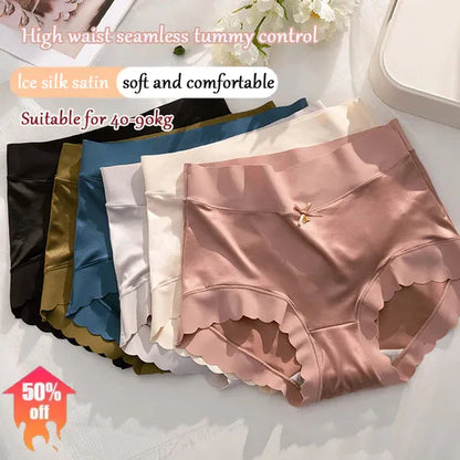 ✨ Buy 3 Get 3 Free!🔥 Premium Satin Antibacterial Panties Silky Skin-Loving Comfort • Odor-Control Tech • Moisture-Wicking Magic