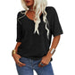 💖2025 Summer Sale 50% OFF💥Women's Solid Color V-Neck T-shirt [On Sale & Quick Ship!]
