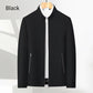 👑Essential Business Suit👑 Men's Standing Collar Zipper Casual Jacket+Credit card case