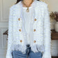 💜Limited stock available  50%OFF 💜 Women’s Fashion Button Tassel Short Coat