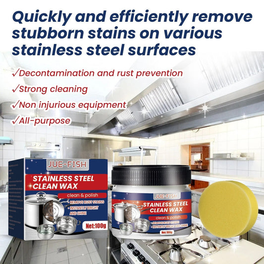 💥Christmas Sale 50% 🔥🔥30K+SOLD！!✨Magical Nano-Technology Stainless Steel Cleaning Paste