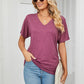 💕Hot Sale 50% OFF🌷V-Neck Solid Color Loose Ladies Tops