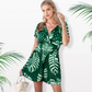 🌸NEW HOT SALE🔥Women's Botanical Print Elastic Waist Jumpsuit