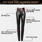 ⏳Limited time 50% discount💥S-shaped PU leather leggings