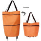 2-in-1 Shopping Bag Foldable Green Bag
