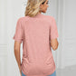 💕Hot Sale 50% OFF🌷V-Neck Solid Color Loose Ladies Tops