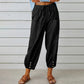 2025 New Women's Summer Cotton Linen Trousers Nine Minute Trousers