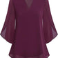 💖LAST DAY SALE 61% OFF💖V-neck chiffon shirt