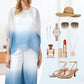 Mesh Mix Dip Dye Loose Flowy Top & Trouser Set🌺BUY 2 GET FREE SHIPPING