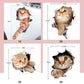 3D Removable Cat and Dog Wall Stickers