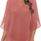 💖Limited Time Sale 49% OFF💖V-neck chiffon shirt