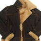 📢📢60 % OFF !!🎅SHEEPSKIN BOMBER JACKET