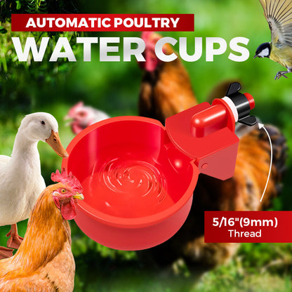 ⏳🔥LIMITED-TIME 50% OFF!🔥5/16 Inch Thread Automatic Poultry Water Cups