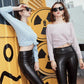 ⏳Limited time 50% discount💥S-shaped PU leather leggings