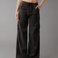 💥LAST DAY SALE 49% OFF!!🎁Linen-Blend Wide-Leg Cargo Pant