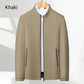 👑Essential Business Suit👑 Men's Standing Collar Zipper Casual Jacket+Credit card case
