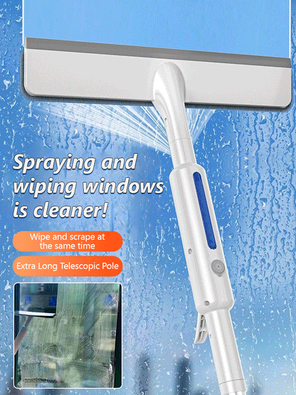 💥Limited Time 50% OFF🪟Extended Spraying Double-Sided Glass Cleaner Squeegee-Streak-Free Cleaning & Extended Reach✨🔝✅