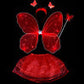 🎄 Christmas Sale 50% OFF 🎁Rechargeable Electric Fairy Wings with LED Lights and Music🧚‍♀️Light Up Christmas Parties & Photo Moments✅