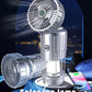 ⛺️🔥Hot Sale 50% OFF💡Portable LED Camping Lantern With Fan 🎵💨