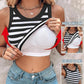 💖LAST DAY SPECIAL PRICE: ￡12.99!!💖Ribbed Stretchy Tank Top with Shelf Bra