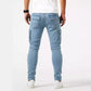 Cargo trousers in stretch denim