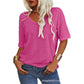 💖2025 Summer Sale 50% OFF💥Women's Solid Color V-Neck T-shirt [On Sale & Quick Ship!]