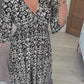 🎉Off-Season Clearance 🎉Bohemian Casual Print V-Neck Long Dress