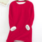 ❄Get ready for the cold season❄Women‘s NEW Casual Cotton Round Neck Solid Sweatshirt (S-5XL)🙋‍♀️