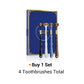 📢📢50% OFF !!🎉🦷Three-headed multi-angle cleaning toothbrush