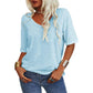 💖2025 Summer Sale 50% OFF💥Women's Solid Color V-Neck T-shirt [On Sale & Quick Ship!]