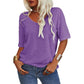 💖2025 Summer Sale 50% OFF💥Women's Solid Color V-Neck T-shirt [On Sale & Quick Ship!]