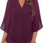 💖Limited Time Sale 49% OFF💖V-neck chiffon shirt