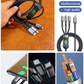 Buy 2 Get 10% Off-Transparent Luminous Super Fast Charging 3-in-1 Data Cable