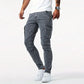 Cargo trousers in stretch denim