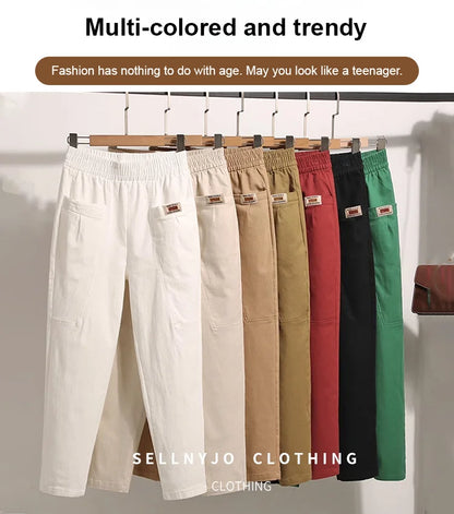 💕 Hot Sale 49% OFF💕💝Women's Elastic Waist Cotton Pants💝
