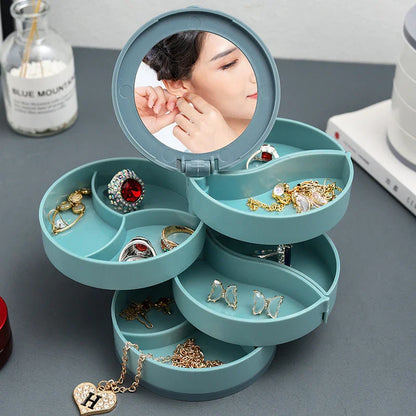 💥Christmas Sale 50% OFF💥4-Layer Rotatable Jewelry Storage Box