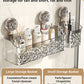 🔥Limited Time 50% OFF🔥Light Luxury Style Glacier Pattern Suction Cup Shelf