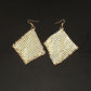 Gift Choice - Sparkling Beaded Silk Scarf Shaped Necklace Earrings Set