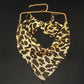 Gift Choice - Sparkling Beaded Silk Scarf Shaped Necklace Earrings Set